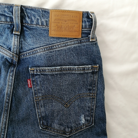 Levi's 70s High Flare Jeans Size 25 Premium Denim in Take It Out Dark - Picture 13 of 16